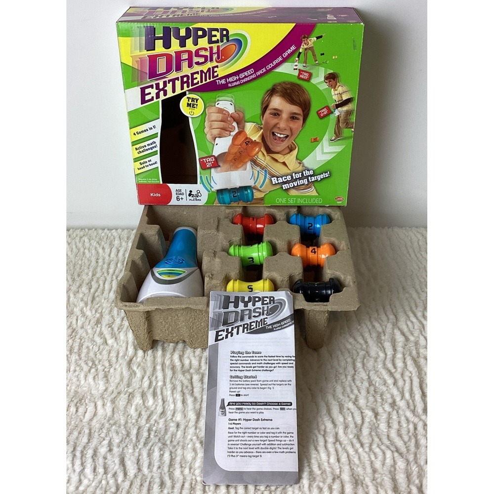 Wild Planet Hyper Dash Extreme Game Tested and Working 1-6 Players‎ Active Fun